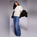 Princess Polly  Cream Crew Neck Sweater Photo 1