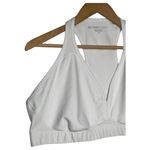 Beyond Yoga  Sports Bra Top Womens 4X Workout V Neck Stretch Racerback White Photo 6