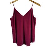 EXPRESS Y2K  Deep Rose Velvet Cami Top Size XS Tank Camisole Photo 1
