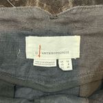 Anthropologie Linen Shirt Tie Capri Pants black size 8 NWT Photo 10