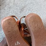 Kenneth Cole Reaction Luggage Brown Fine Glass Platform Wedge Sandals SIZE 8.5 Photo 4