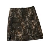 RAG size 12, black‎ and gold skirt midi Black Photo 1