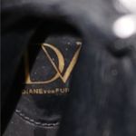 Diane Von Furstenberg  Womens Boots Size 10M Black Leather Western Grunge Shoes Photo 7