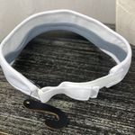 Adidas  Women’s White & Gray Reflective Adjustable Sun Visor Hat NEW OS Photo 2