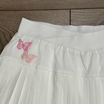 Trophy House 15” High Rise White Pleated Pocket Tennis Golf Skirt Skort Size XS Photo 2