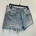 Levi's Levi’s 501 Distressed Cutoff Jean Shorts size 26 Photo 6