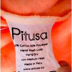 Pitusa Anastasia Mini Dress Bright Orange Sherbert Petite Dress Summer A Photo 3