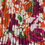 Sunny Leigh Like New  Pleated Bell Sleeve Top Floral Size Large Photo 7