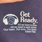 Lucky Dog Just Hoods Navy Blue Thick Volleyball Sweatshirt Size Small Photo 5