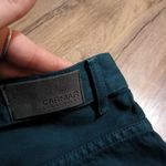 Carmar Teal Green / Blue LF Beatrice Zip Front Distressed Mini Denim Skirt Size XS Photo 8