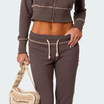 Edikted  Alexia Low Rise Sweatpants Brand New Photo 0