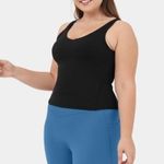 Halara 13H3.- Padded V Neck Cropped Yoga Tank Top Photo 2