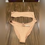 SKIMS  Swim Monokini Cut Out with removable straps Swimsuit ochre One Piece 4x Photo 3