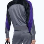 Adidas by Stella McCartney Printed fleece track jacket steel grey L Gray Size L Photo 3