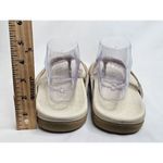 Vionic  Fallyn Cream Toe Post Orthotic Arch Support Suede Sandal Womens Size 9 Photo 3