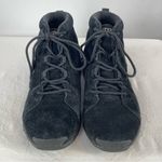 Ryka  Cascade Suede Lace Up Bootie in Black‎ Size 8.5 Photo 2