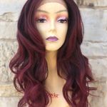 Magenta Lacefront Wig DISPLAY MODEL WIG Photo 3
