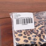 ASOS DESIGN Leopard Print Rib Knit Knot High Leg Bikini Bottoms Size US 4 UK 8 Brown Photo 6