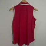 NWT Belyn Key Bk Birdie Sleeveless Polo Golf Tank Melon Pink‎ Size Small Pink Photo 5