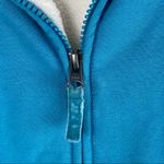 L.L. BEAN Aqua Blue Fleeced Lined Full Front Zipper Vest, Size XS Photo 6