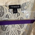 Torrid Pale Pink Lace Top Photo 3