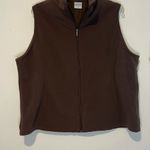 Columbia  Dark Brown Fleece-Lined Vest U1 Photo 0