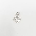 VINTAGE Charm Sterling Silver 925 Sweet 16 for Bracelet 3D Birthday Girl Heart Photo 2