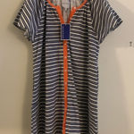 Addison Bay NWT Rosecliff Short Sleeve Dress Double Navy Stripe Small Women’s Photo 0