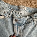 Abercrombie & Fitch  The ‘90s Straight Ultra High Rise Criss Cross Jeans Photo 2