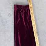 OAT New York Slim Velour Jogger Pants Womens Medium Cherry Elastic Waist & Ankle Photo 8