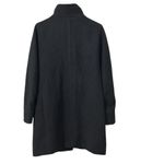 H&M Black Wool Blend High Collar Coat(Size 8) Photo 1
