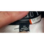 Eloquii  Women's Size‎ 16 White and Red Heart Dress With Pleated Bottom Unique! Photo 6