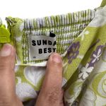 Aritzia Sunday Best Jackson Floral Green and White Spaghetti Strap Dress Size XS Photo 1