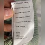 Free People Claudia Blanket Midi Knit Skirt Mint Green Size XS Photo 5