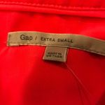 Gap  Neon Pink/Orange 5 Button Collarless Blouse Photo 6