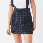 Urban Outfitters UO Time After Time Plaid Suspender Skirt. Size XL Photo 0