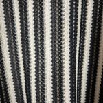 Loft  Top Womens Large Cream‎ Black Stripe Open Knit Boxy Lined Sleeveless L Photo 3