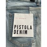 Pistola  Charlie High Rise Straight Leg Two Tone Light Blue Jeans Size 27 Photo 2