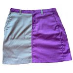 Columbia Vintage Purple and tan color block athletic skirt with pockets π₯ Photo 0