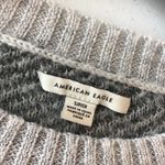 American Eagle  Womens Camo Sweater Oversized Pullover Acrylic Round Neck Gray S Photo 2