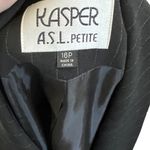 Vintage Kasper ASL Petite Pinstripe Blazer‎ Size 16P Photo 3