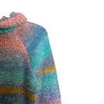Anthropologie T. La Rainbow Turtleneck Sweater Womens Small Multicolor Pullover Photo 3