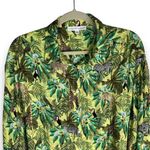 Jane and Delancey  Safari Shirt Dress Jungle Animal Print Button Size Large Photo 12