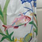 Charlotte Kellogg Sleeveless Shift Dress Tropical Fish Coral Reef Photo 2