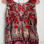 Patrons of Peace  paisley tank top size medium Photo 0