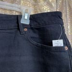 Old Navy black OG straight high-rise cutoff jean shorts, size 22 NWT Photo 3