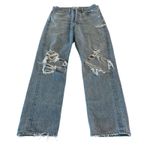 AGOLDE  90's Mid Rise Loose Fit Straight Leg‎ Jeans Distressed Size 27 Photo 1
