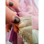 J.Jill Sweater M Pink Cardigan Wool Cashmere Blend Embroidered Button Cottage Size M Photo 7