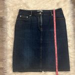 Isaac Mizrahi  cotton denim skirt 8 Photo 3