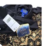Disney Beauty and The Beast Tee Women Size S Black Gold Sleeveless Shirt NEW Photo 6